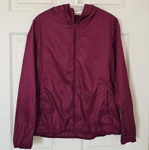 Uniqlo pocketable parka/ windbreaker - Magenta Jacket